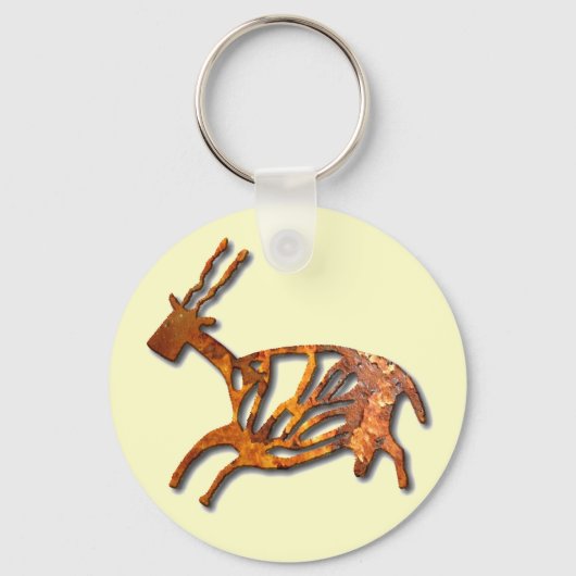 Schwarzer Buck - Rost Schlüsselanhänger (Vorderseite)