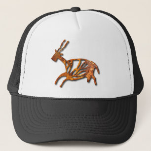 Schwarzer Buck - Rost Truckerkappe