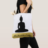 Schwarzer Buddha Gold Personalisiert Tasche (Von Nahem)