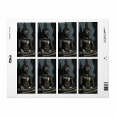 Schwarzer Buddha ... Nong Khai, Isaan, Thailand (Vorne)