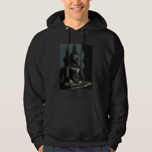Schwarzer Buddha ... Nong Khai, Isaan, Thailand Hoodie (Vorderseite)