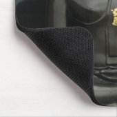 Schwarzer Buddha ... Nong Khai, Saan Mousepad (Ecke)