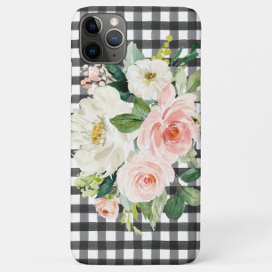Schwarzer Buffalo Karo Rosa Grüner Rosa Rosa Blü Case-Mate iPhone Hülle