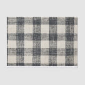 Schwarzer Büffel-Karo-Hintergrund für DecoPage Seidenpapier (Vorderseite)