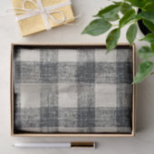 Schwarzer Büffel-Karo-Hintergrund für DecoPage Seidenpapier (Geschenk)