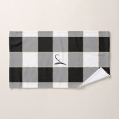 Schwarzer Büffel und Gold mit kundenspezifischem Badhandtuch Set (Handtuch)