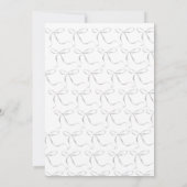 Schwarzer Bug A Tini Bit Ältere Martini Einladung (Rückseite)