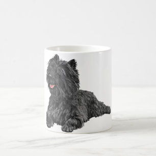Schwarzer Cairn Terrier Kaffeetasse