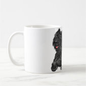 Schwarzer Cairn Terrier Kaffeetasse (Links)