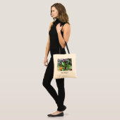 Schwarzer Calla-Lilien Tragetasche (Vorderseite (Model))