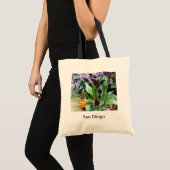 Schwarzer Calla-Lilien Tragetasche (Vorderseite (Produkt))