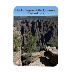 Schwarzer Canyon der Gunnison Magnet
