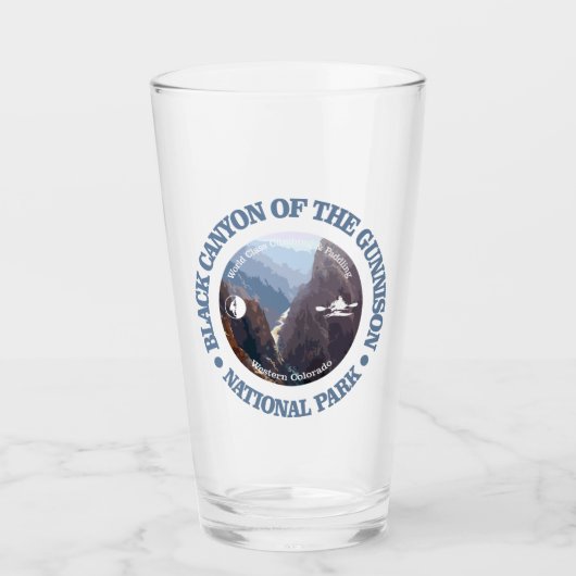 Schwarzer Canyon der Gunnison NP Glas (Vorderseite)