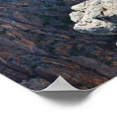 Schwarzer Canyon der Gunnison View, Colorado Poster (Ecke)
