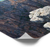 Schwarzer Canyon der Gunnison View, Colorado Poster (Ecke)