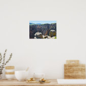 Schwarzer Canyon der Gunnison View, Colorado Poster (Küche)