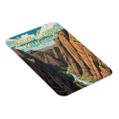 Schwarzer Canyon Der Nationalpark Gunnison Magnet (Rechte Seite)