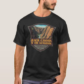 Schwarzer Canyon Der Nationalpark Gunnison T-Shirt (Vorderseite)