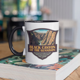 Schwarzer Canyon Der Nationalpark Gunnison Tasse