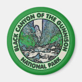 Schwarzer Canyon des Gunnison-Nationalparks Magnet (Vorne)