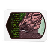 Schwarzer Canyon des Gunnison-Nationalparks Magnet (Horizontal)