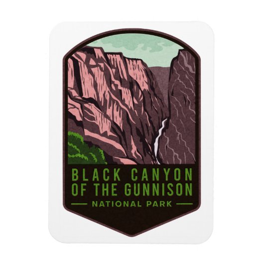 Schwarzer Canyon des Gunnison-Nationalparks Magnet (Vertikal)
