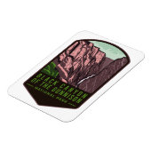 Schwarzer Canyon des Gunnison-Nationalparks Magnet (Linke Seite)
