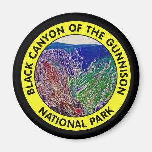 Schwarzer Canyon des Gunnison-Nationalparks Magnet