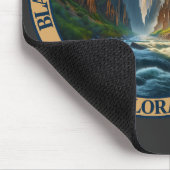 Schwarzer Canyon des Gunnison-Nationalparks Mousepad (Ecke)