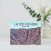 Schwarzer Canyon des Gunnison-Nationalparks Postkarte (Stehend Vorderseite)
