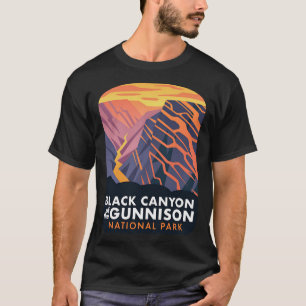 Schwarzer Canyon des Gunnison-Nationalparks T-Shirt