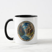 Schwarzer Canyon des Gunnison-Nationalparks Tasse (Links)
