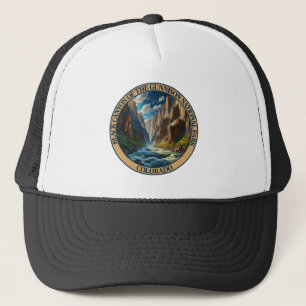 Schwarzer Canyon des Gunnison-Nationalparks Truckerkappe