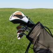 SCHWARZER CAT-CUSTOM-GOLF-TREIBER DECKEN PERSONALI GOLF HEADCOVER (In SItu)