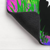 SCHWARZER CAT-MAUSUNTERLAGE MOUSEPAD (Ecke)