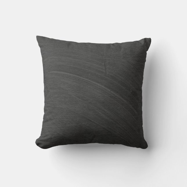 Schwarzer Chalkboard-Hintergrund Kissen (Vorderseite)