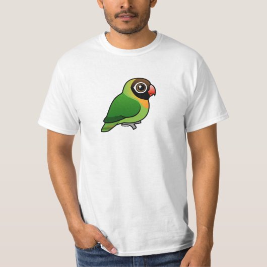 Schwarzer-cheeked Lovebird T-Shirt (Vorderseite)