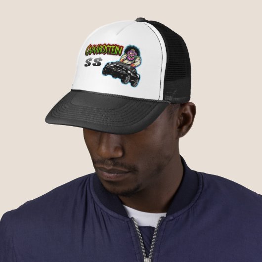 Schwarzer Chevy Camaro SS Hut Truckerkappe (Beispiel)