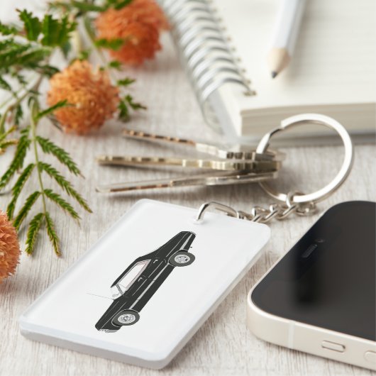 Schwarzer Chevy Impala Schlüsselanhänger (Vorderseite rechts)