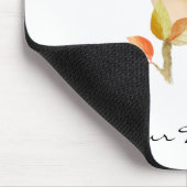Schwarzer Chickadee Bird Mousepad (Ecke)