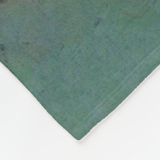 Schwarzer Chickadee Fleecedecke (Ecke)