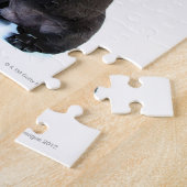 Schwarzer Chihuahua-Welpe Puzzle (Seite)