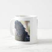 Schwarzer Cockatoo Kaffeetasse (Vorderseite Links)