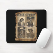 Schwarzer Cowboy Western Rodeo Melanin Schwarze Ge Mousepad (Mit Mouse)