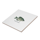 Schwarzer Crappie Fliese (Seite)