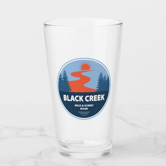 Schwarzer Creek Wild und Landschaftlicher Fluss Mi Glas (Vorderseite)