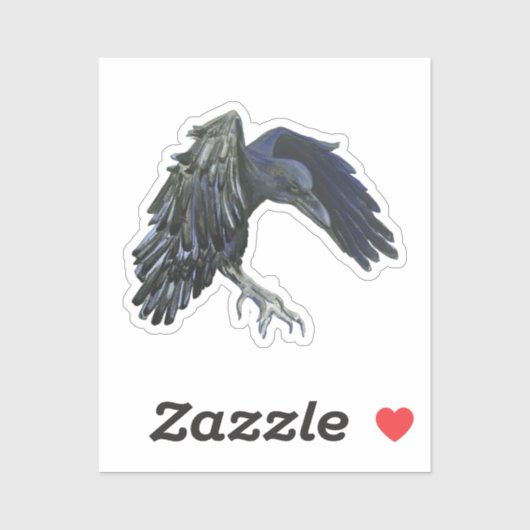 Schwarzer Crow-Meister der Zeitdarstellung Aufkleber (Blatt)
