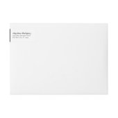 Schwarzer Damask-Pattern-Abschluss (Vorderseite)