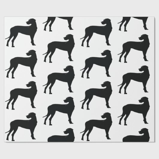 Schwarzer Dan, Big Dog Geschenkpapier (Flach)