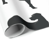 Schwarzer Dan, Big Dog Geschenkpapier (Rolleneckpunkt)